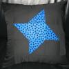 Blue Friendship Star Pillow