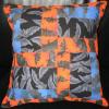 Small Flying Bats Patchwork Pillow