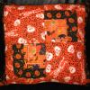Orange Patchwork Pillow #3