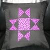 Purple Ohio Star Pillow